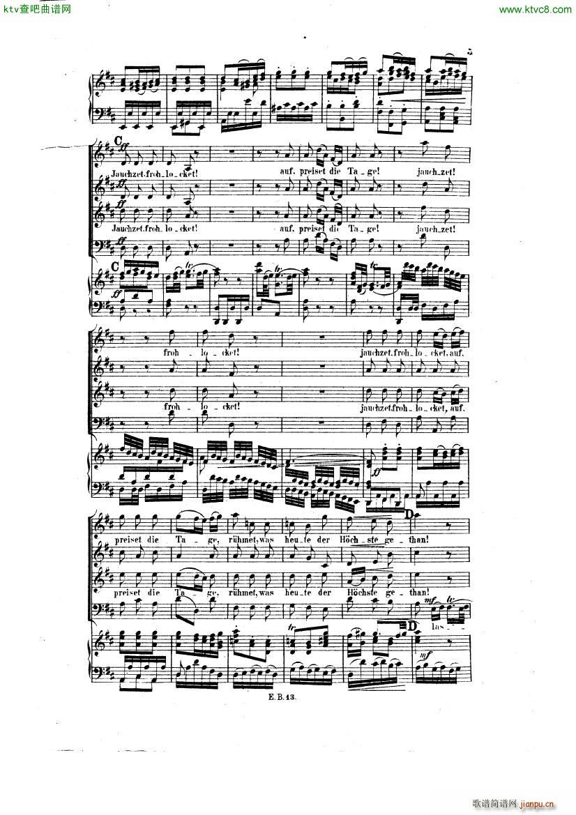 Bach JS BWV 248 Christmas Oratorio No 1()8