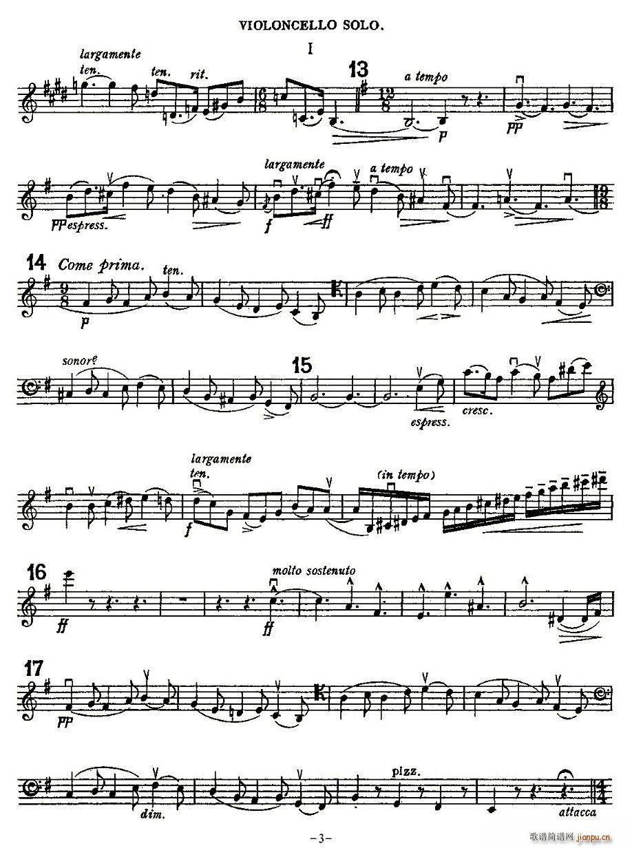 Edward Elgar Concerto e Minor Op85 For Cello(ʮּ)3
