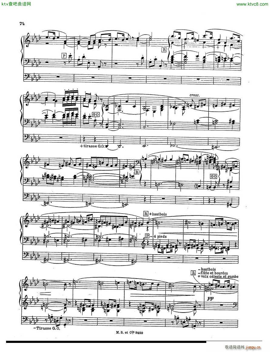 Emmanuel Maurice Andantino organ()3