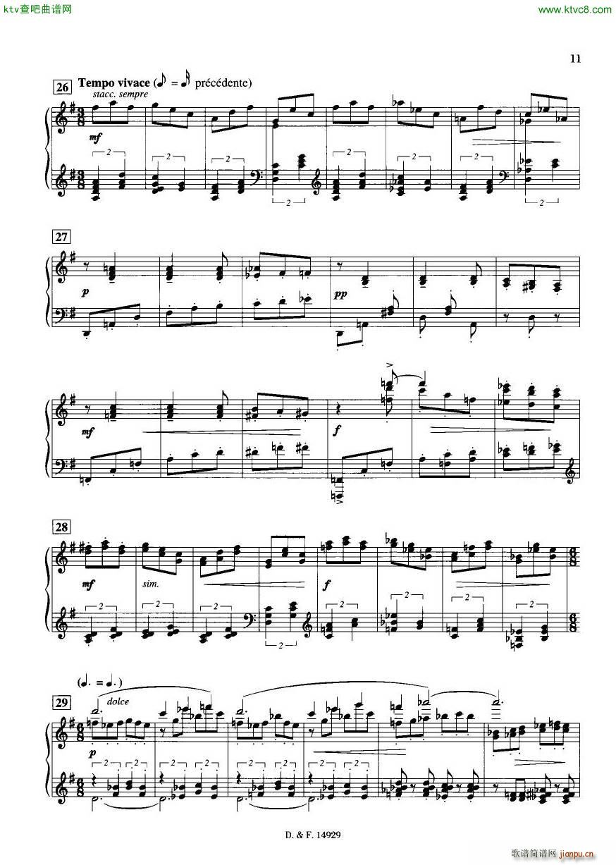 Durufl Op 6 Trois Danses()10