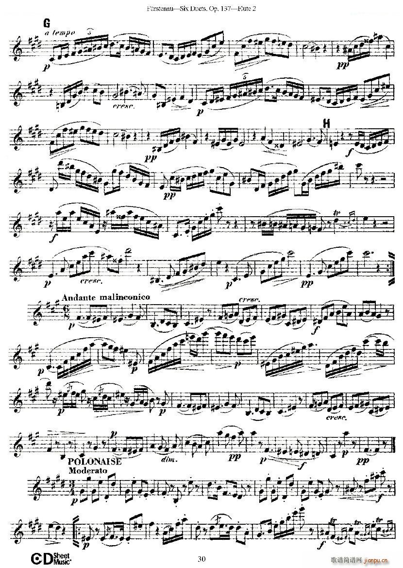 Six Duets Op 137 ֮  Ʒ 137 ͭ()9