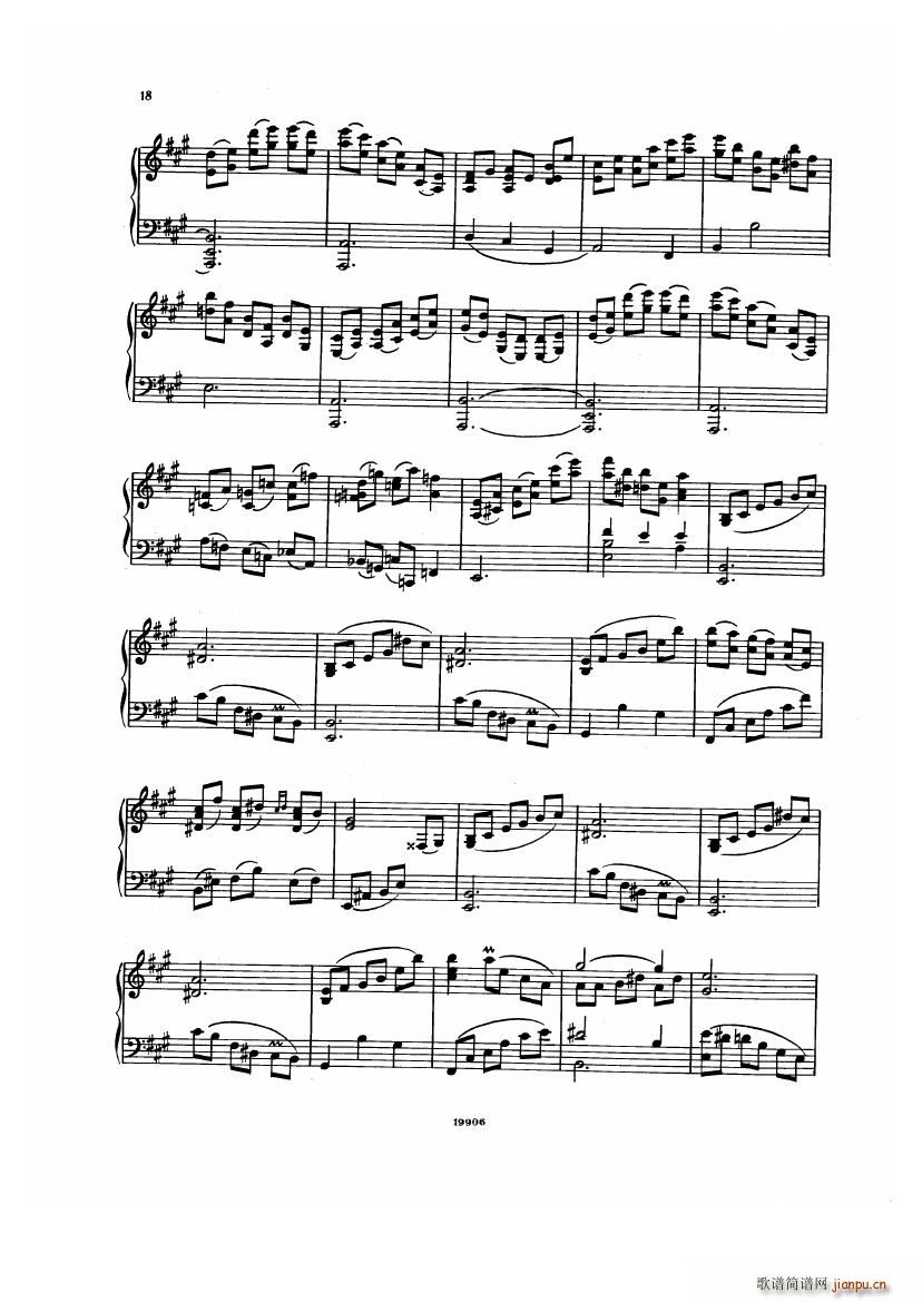 Albeniz op 65 Etudes no 1 7()18