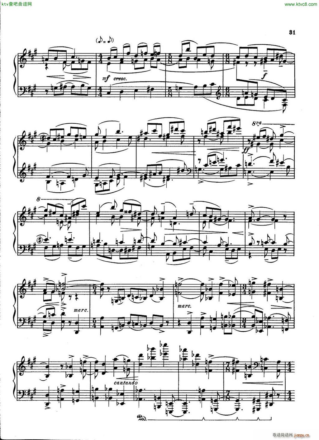 Carter Piano Sonata()31