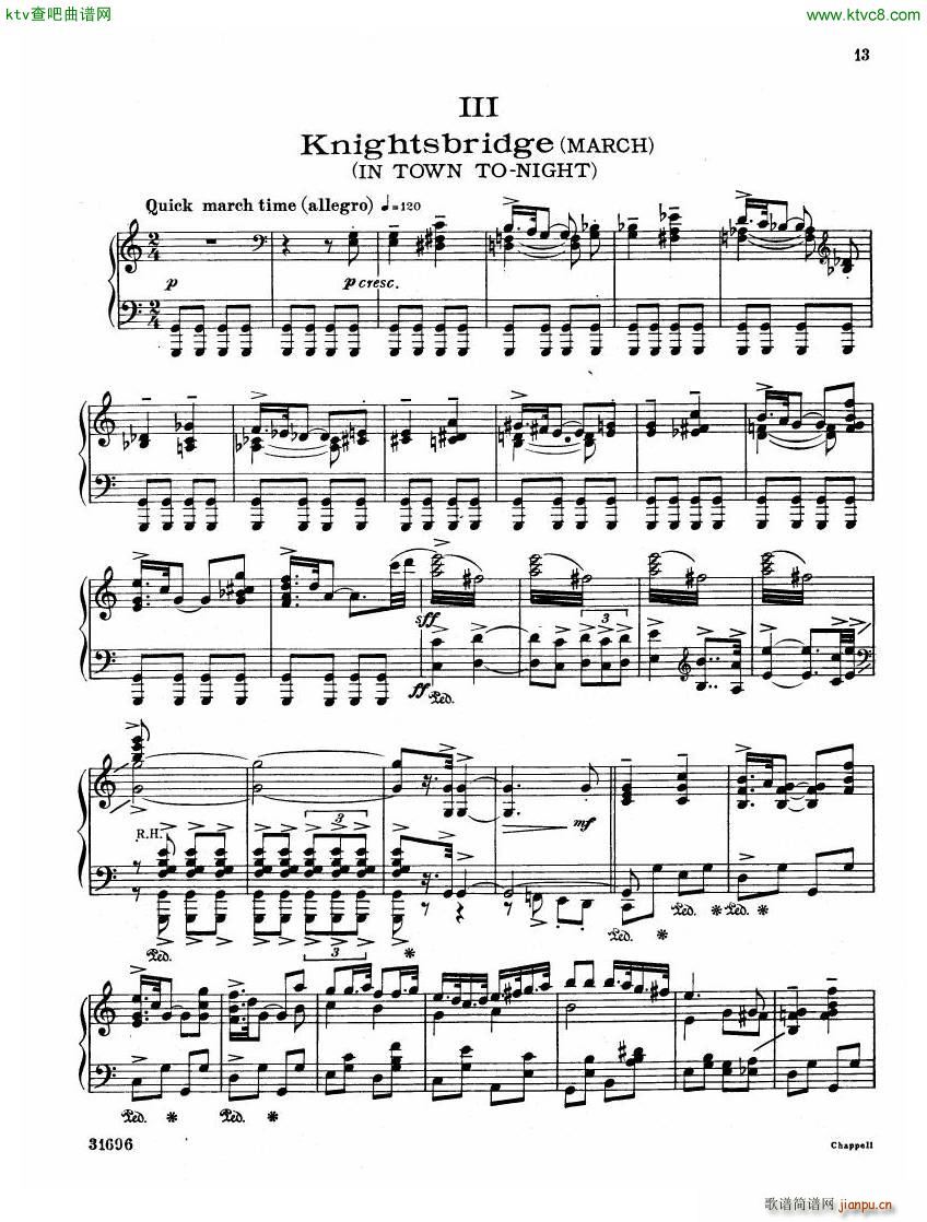 Coates London Suite Piano Suite()13