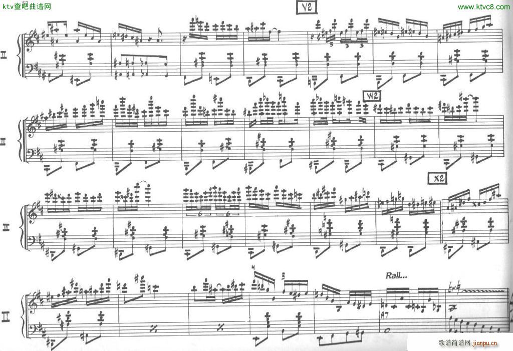 Bolling Sonata for Two Pianist no 2 Part3()5