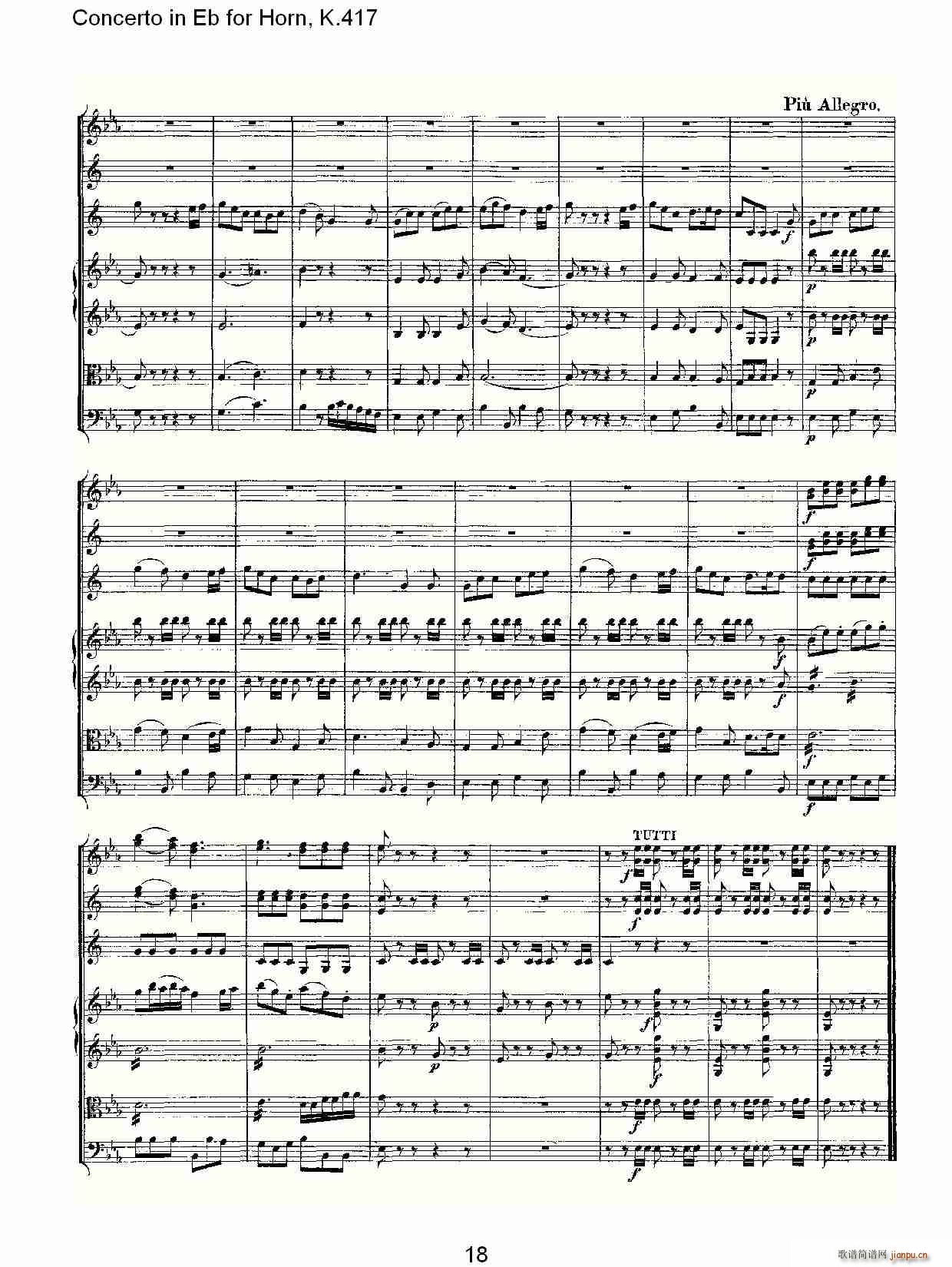 Concerto in Eb for Horn, K.417(ʮּ)18