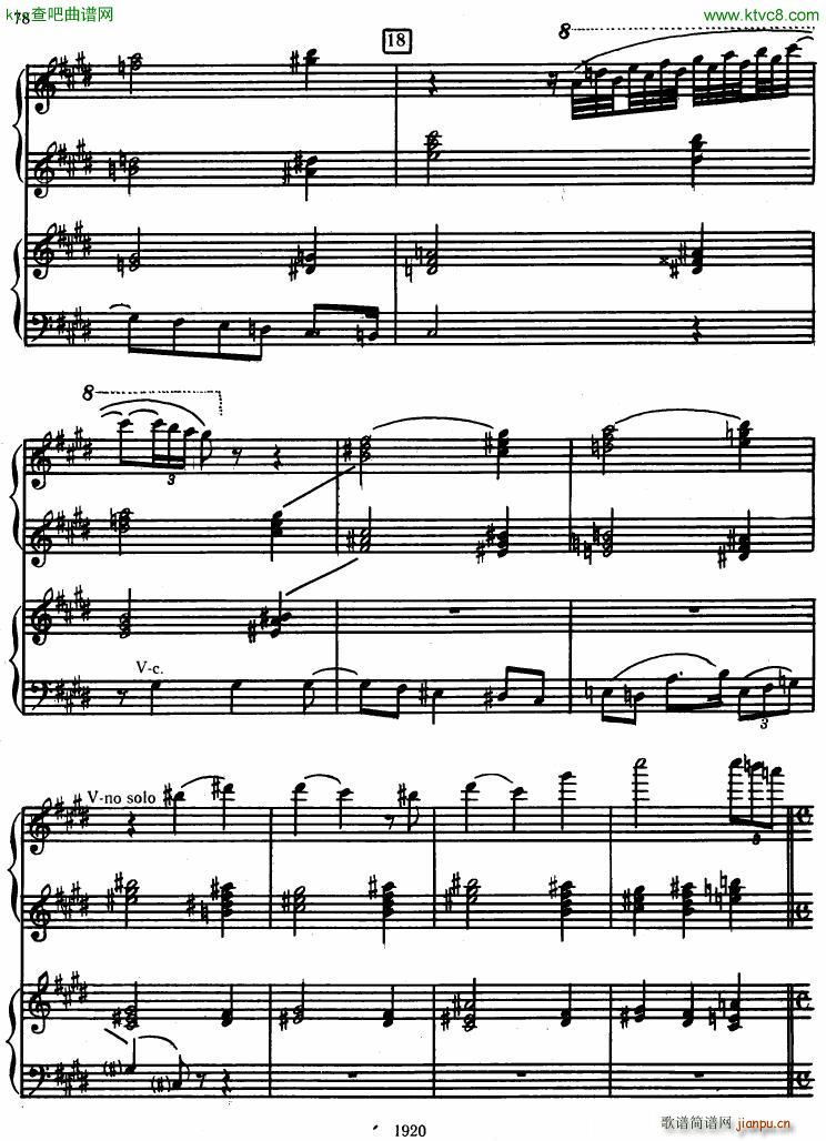 Honegger Symphony No 3 Liturgicheskaya 2 pianos ()16