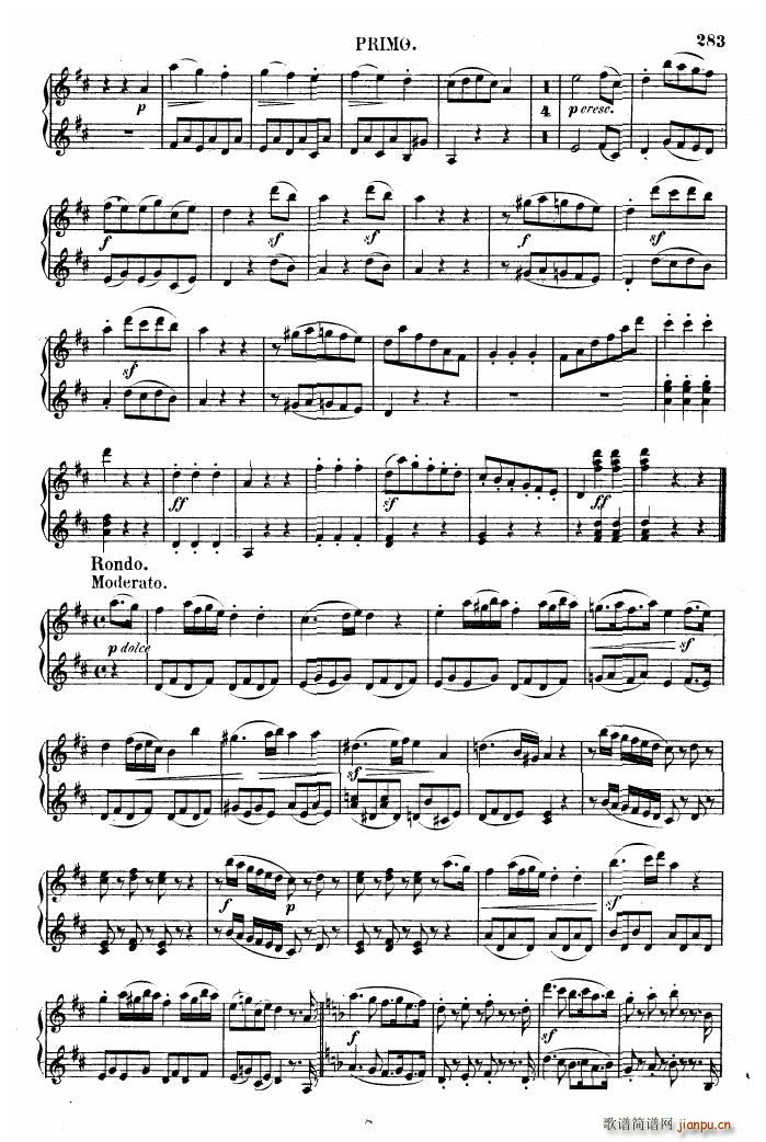 Beethoven op 6 Sonata 2 pno()6