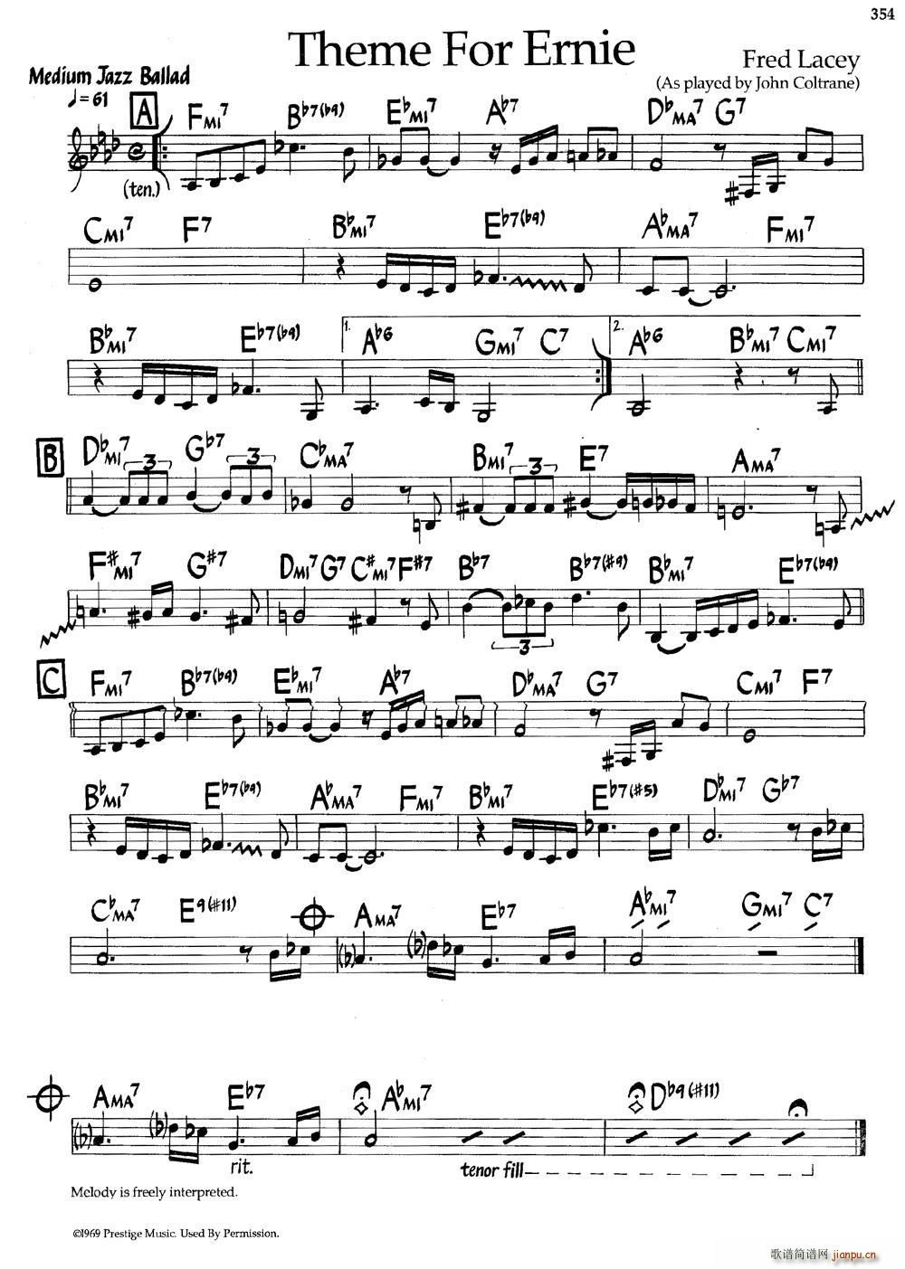 Theme For Ernie ʿ()1