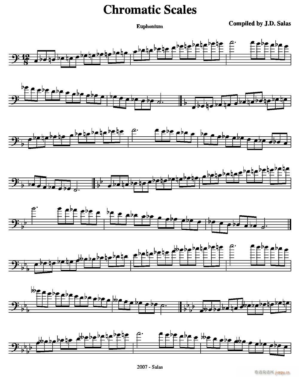 Chromatic Scales Euphonium ϵϰ̲ѡ(ʮּ)1