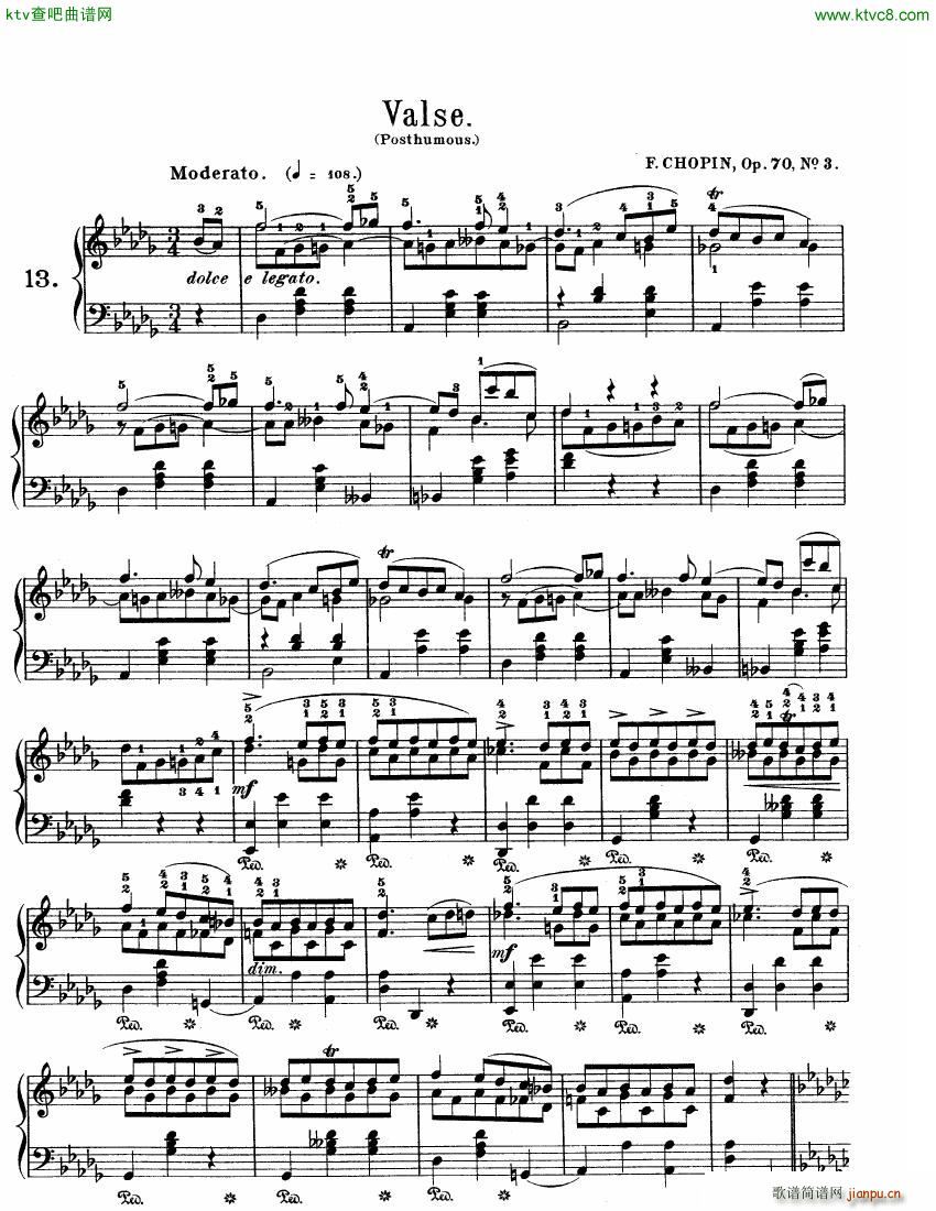 Chopin 70 3 Waltz()1