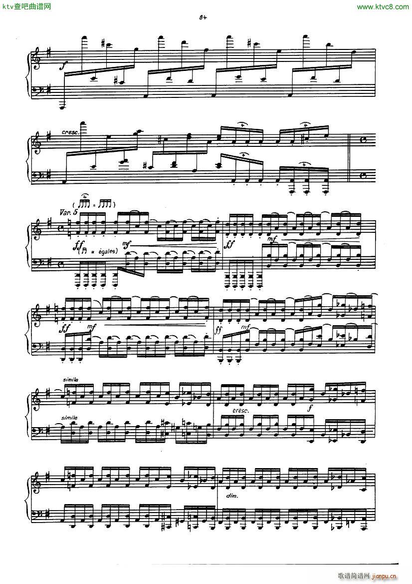 gulda variations on light my fire()10