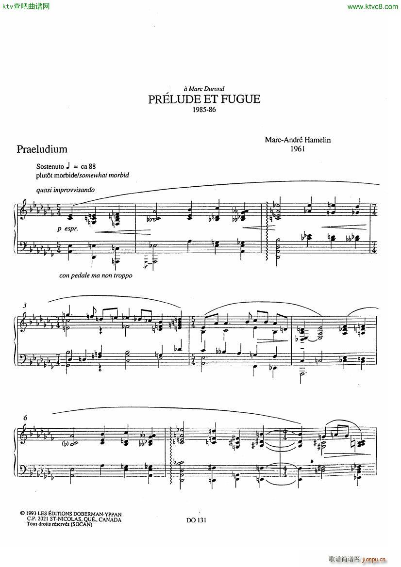 Etude No 12 Prlude et Fugue()1