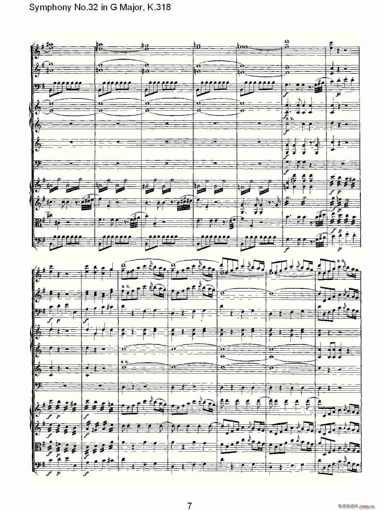 Symphony No.32 in G Major, K.318(ʮּ)7