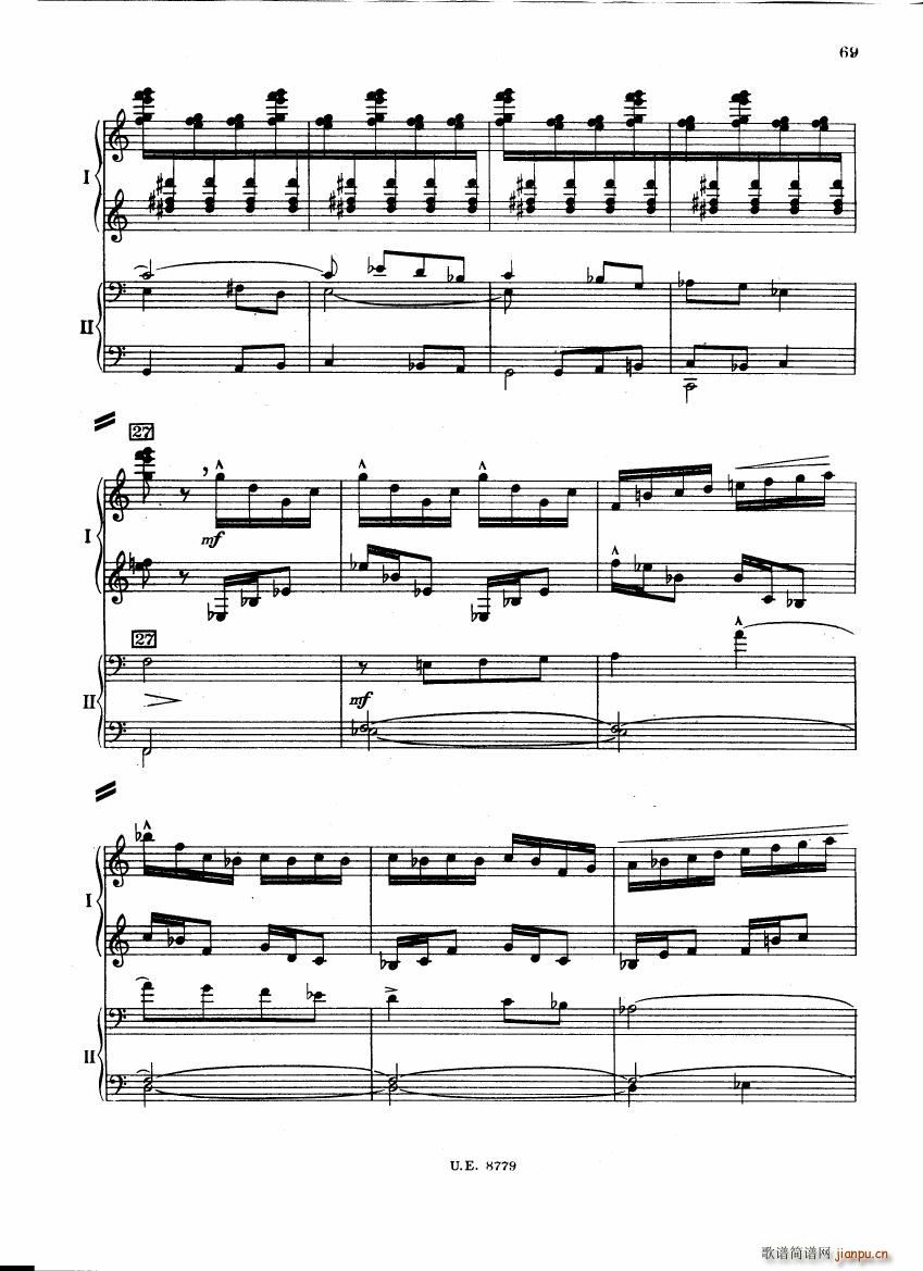 Bartok SZ 83 Piano Concerto 1 2p reduct ()26