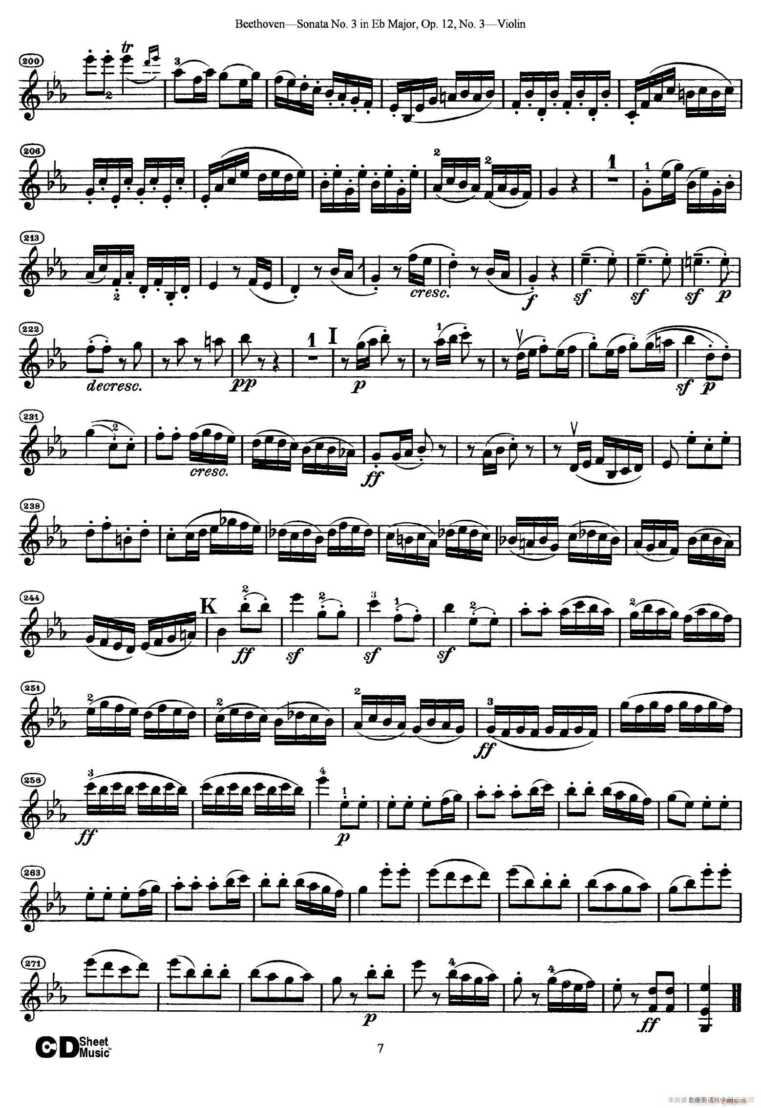 AڶС Sonata No 2 in A Major Op 12 No 2(С)7