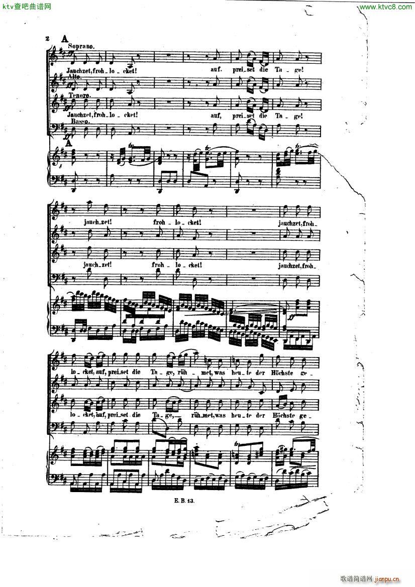Bach JS BWV 248 Christmas Oratorio No 1()5