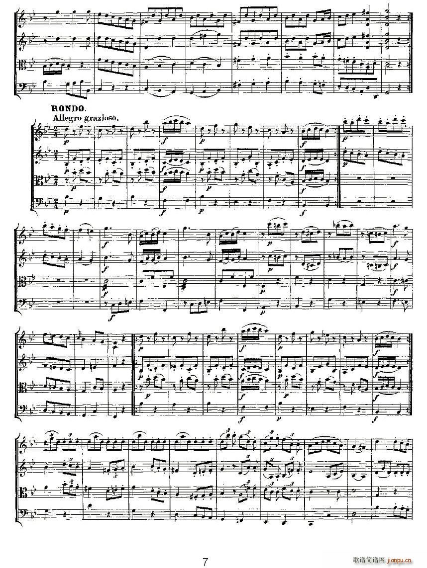 Quartet No 6 in Bb Major K 159 B()1