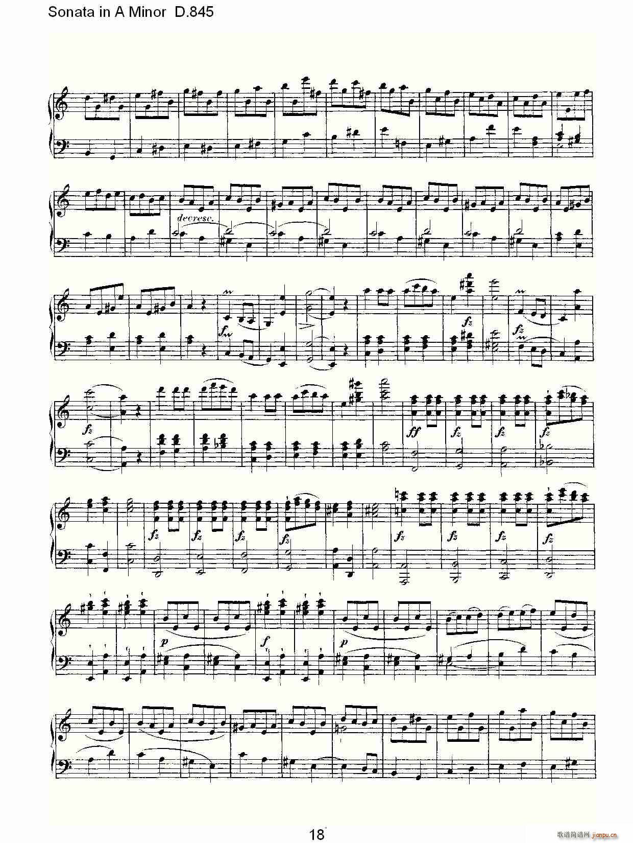 Sonata in A Minor D.845(ʮּ)18