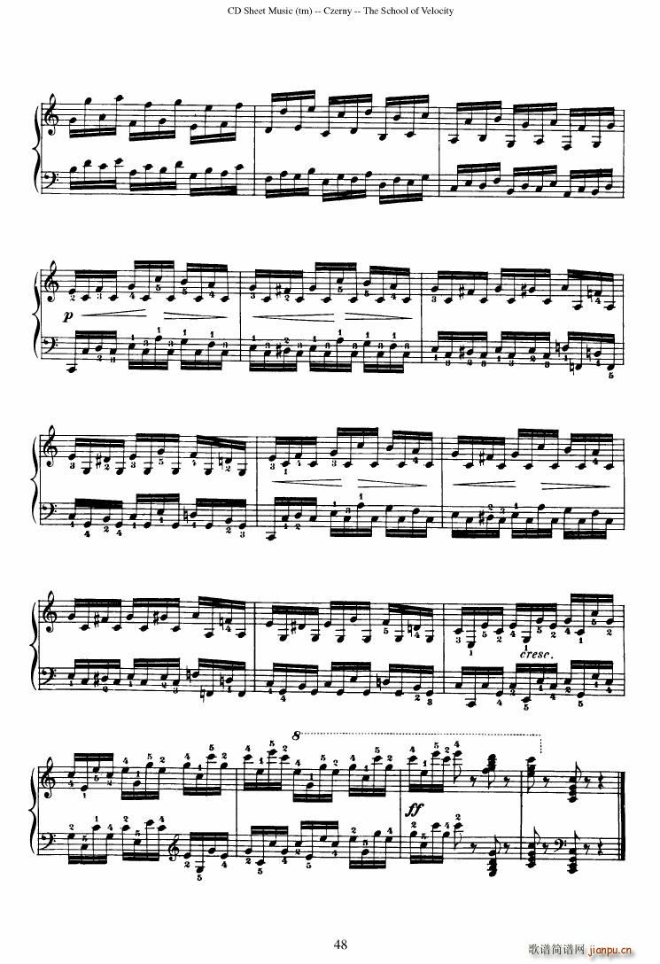 Czerny op 226 Fantasie f Moll 4H()42