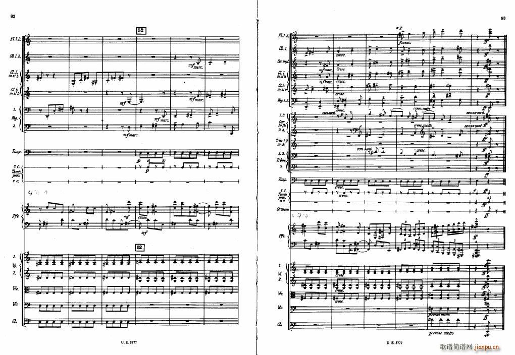 Bartok SZ 83 Piano Concerto No1 Full Score ()1