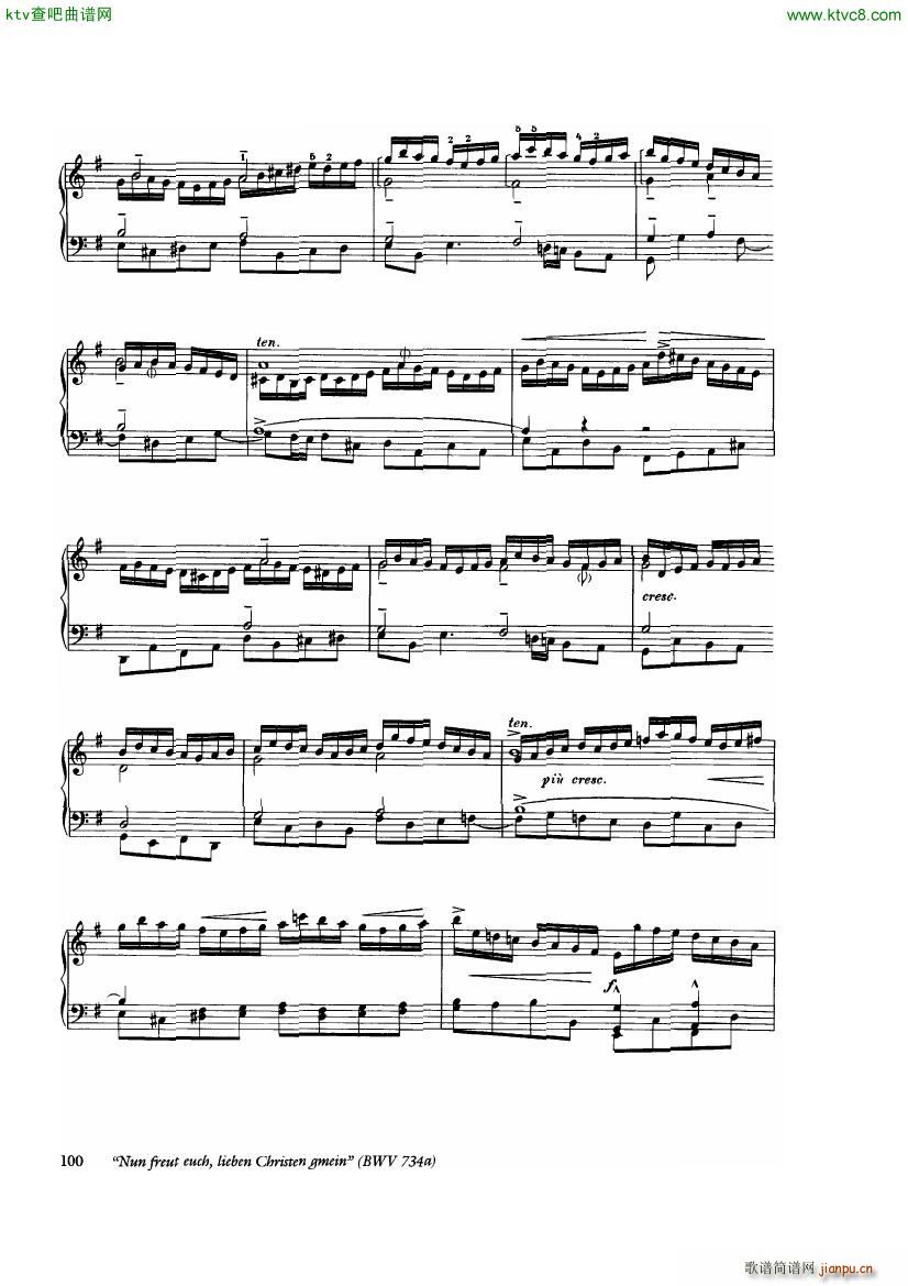 Bach Busoni Ten Chorale Preludes()14