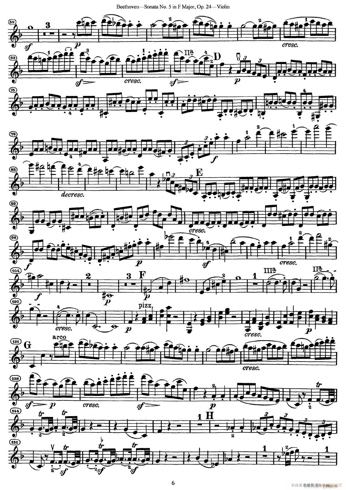 Sonata No 5 in F Major Op 24 FС(С)5