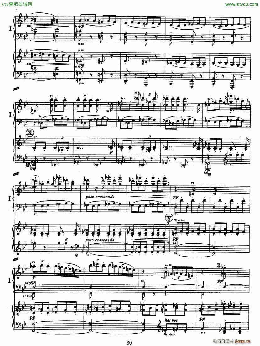 Bruckner Symphony No 4 4 hands arr ()9