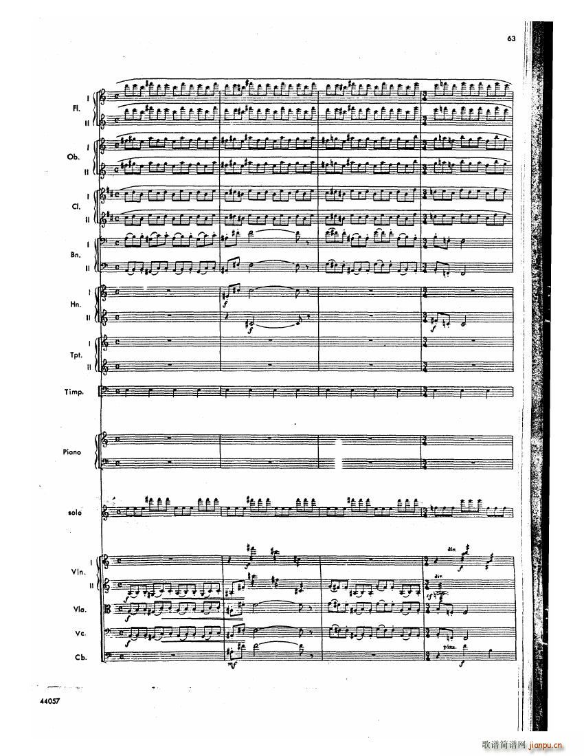 Barber op 14 Violin Concerto Score ()22