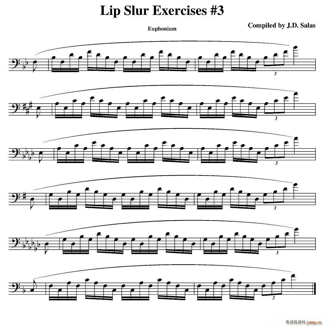 Lip Slur Exercises Euphonium ϰ̲ѡ(ʮּ)3