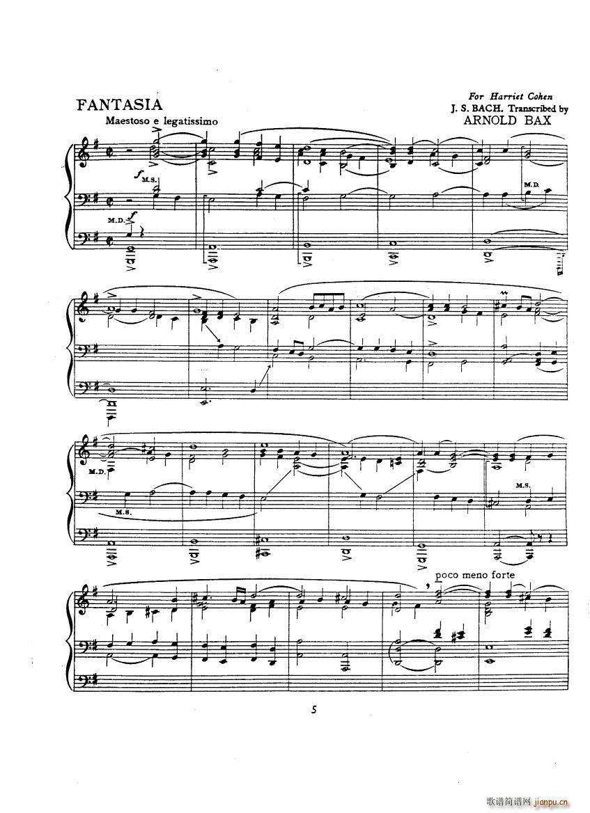 Bach Bax Fantasia Fantasia(ʮּ)1