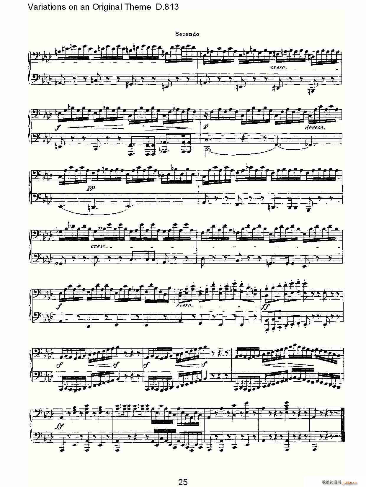 Variations on an Original Theme D.813(ʮּ)18