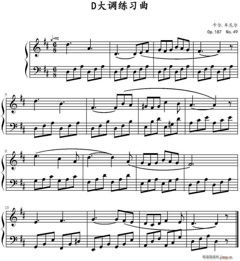 Dϰ  Op 187 No 49(ʮּ)1