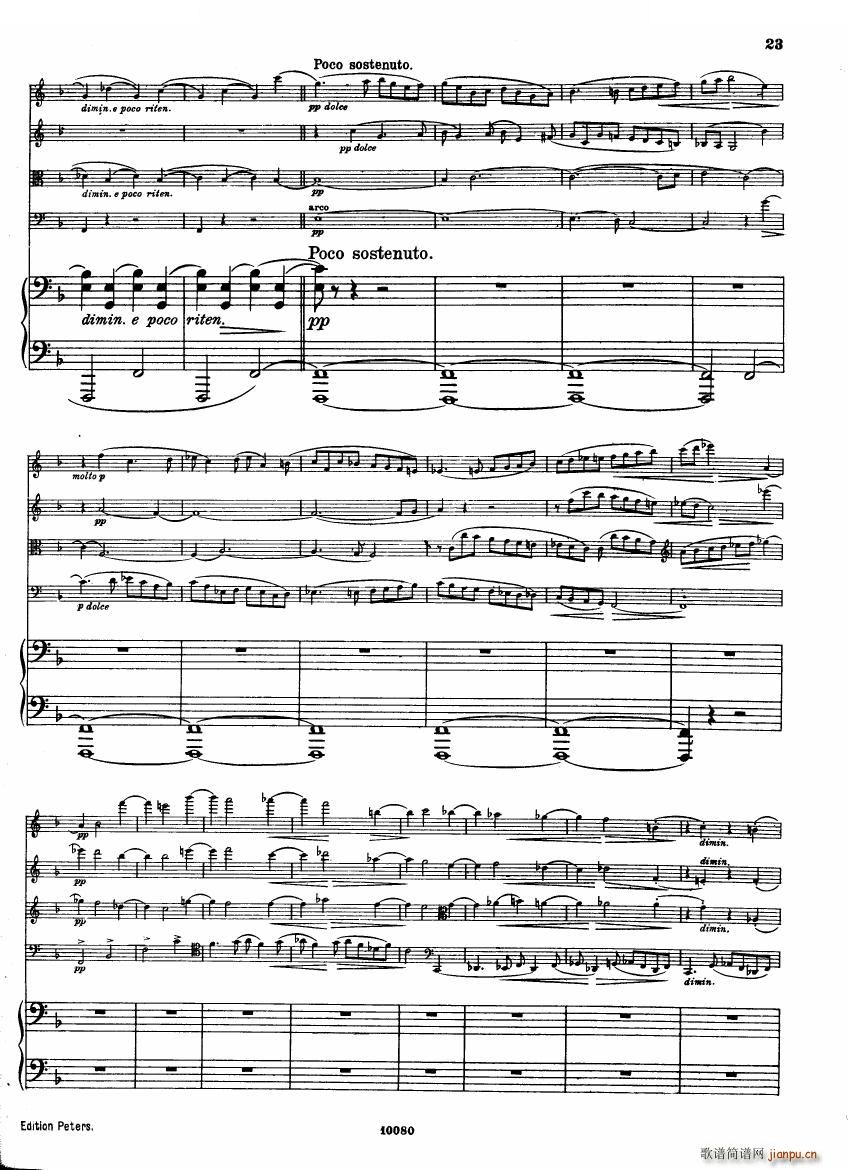 Brahms op 34 Piano Quintet f minor score һ()22