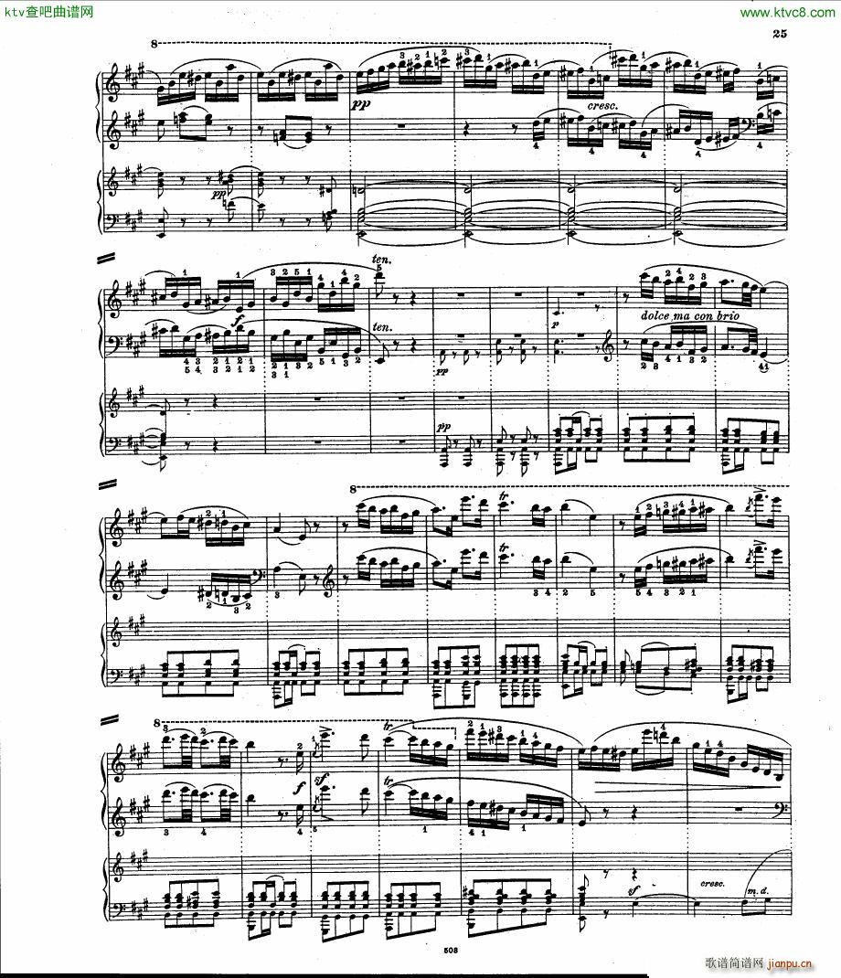Hummel op 56 Rondo brillant pno orch()24