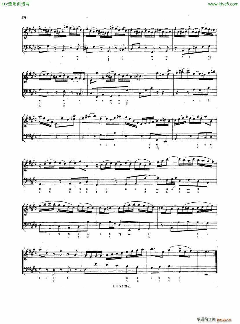 Bach JS BWV 1035 Flute Sonata in E()8