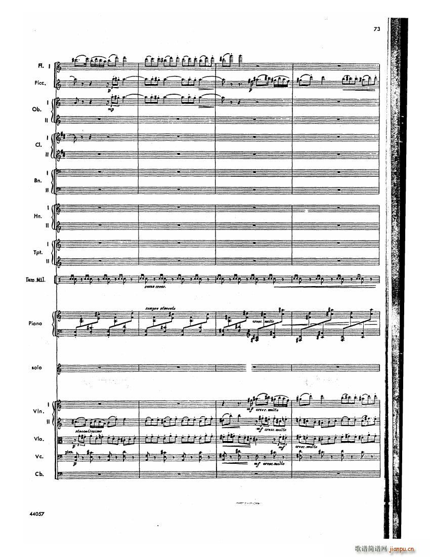 Barber op 14 Violin Concerto Score ()32