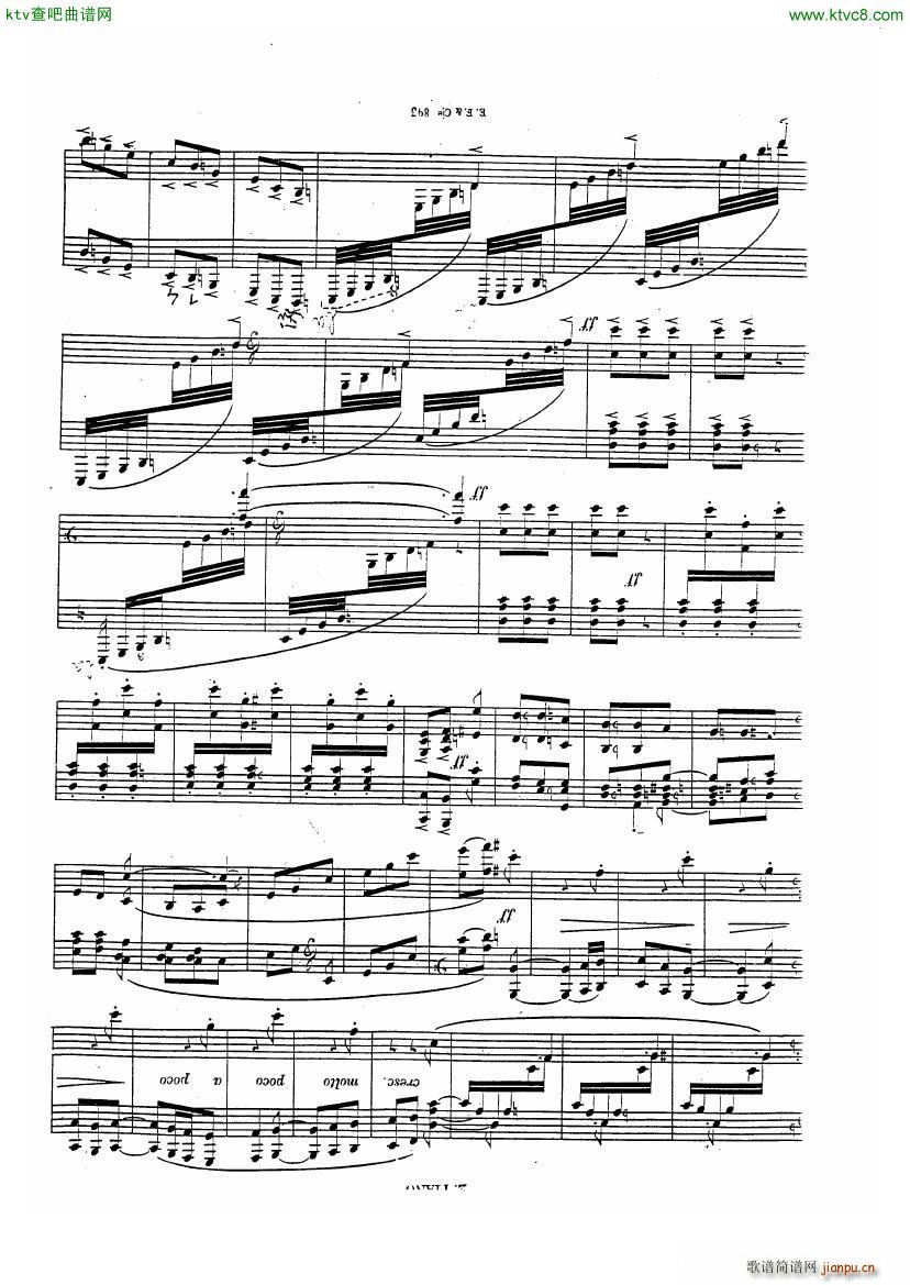 Chabrier Espana for two pianos()26