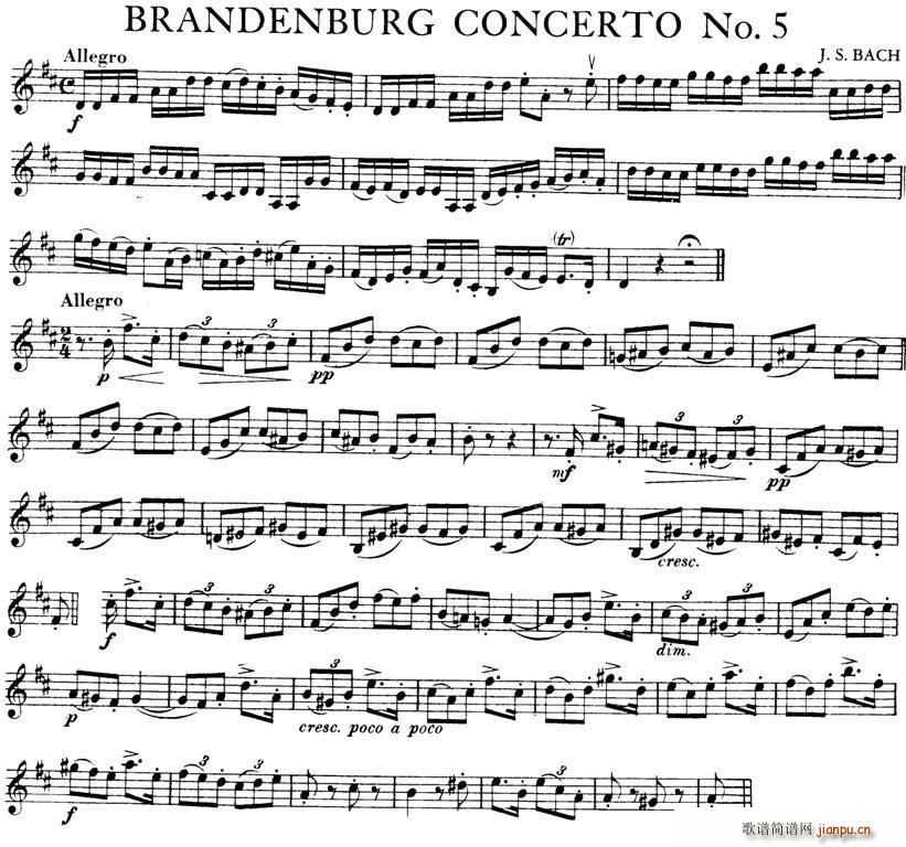 BRANDENBURG CONCERTO No.5(ʮּ)1