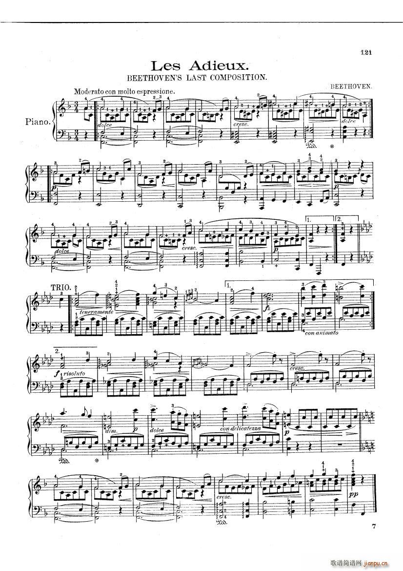Beethoven Anh 15 Les Adieux fake()1