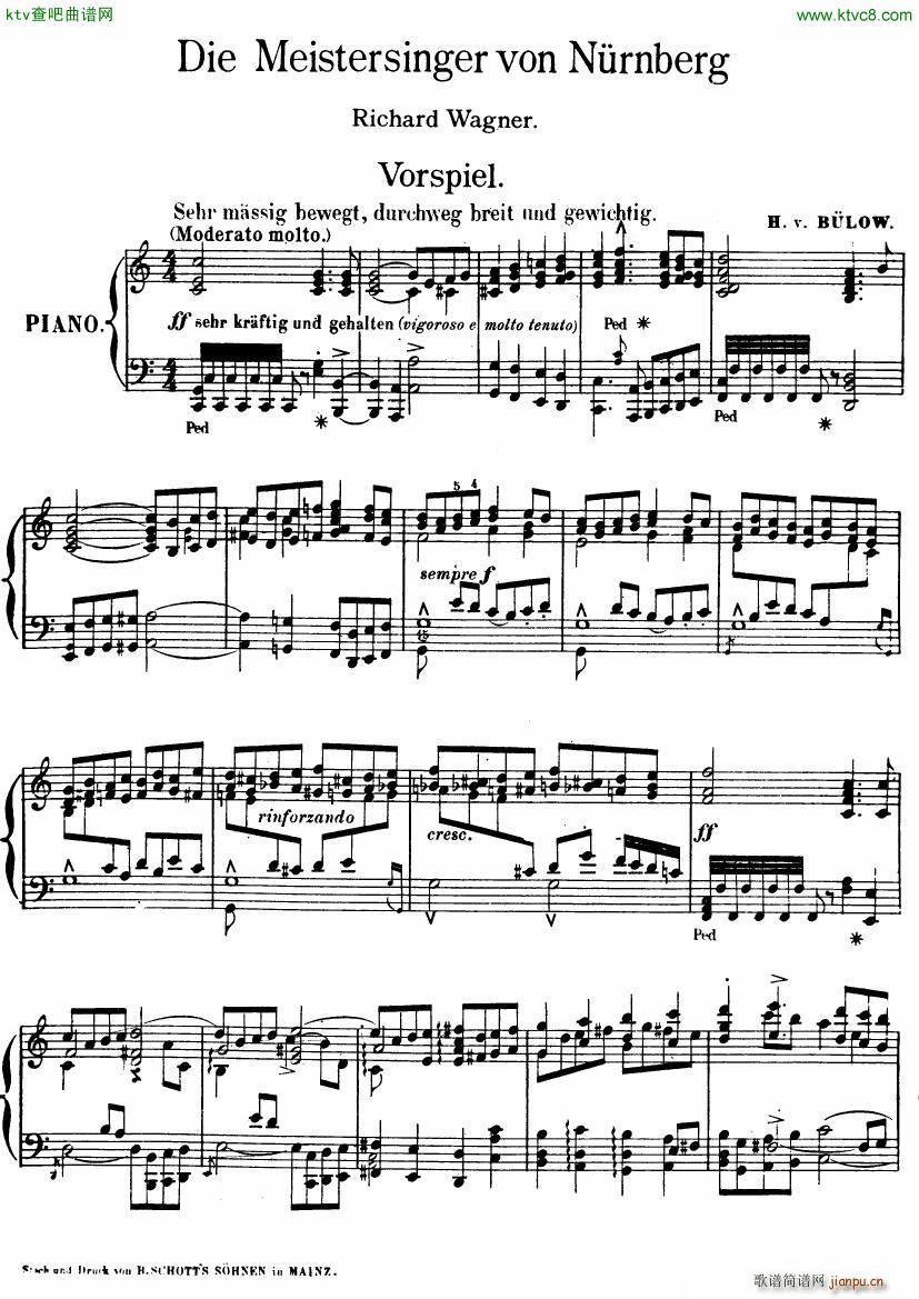 buliow wagner die meistersinger vorspiel()1
