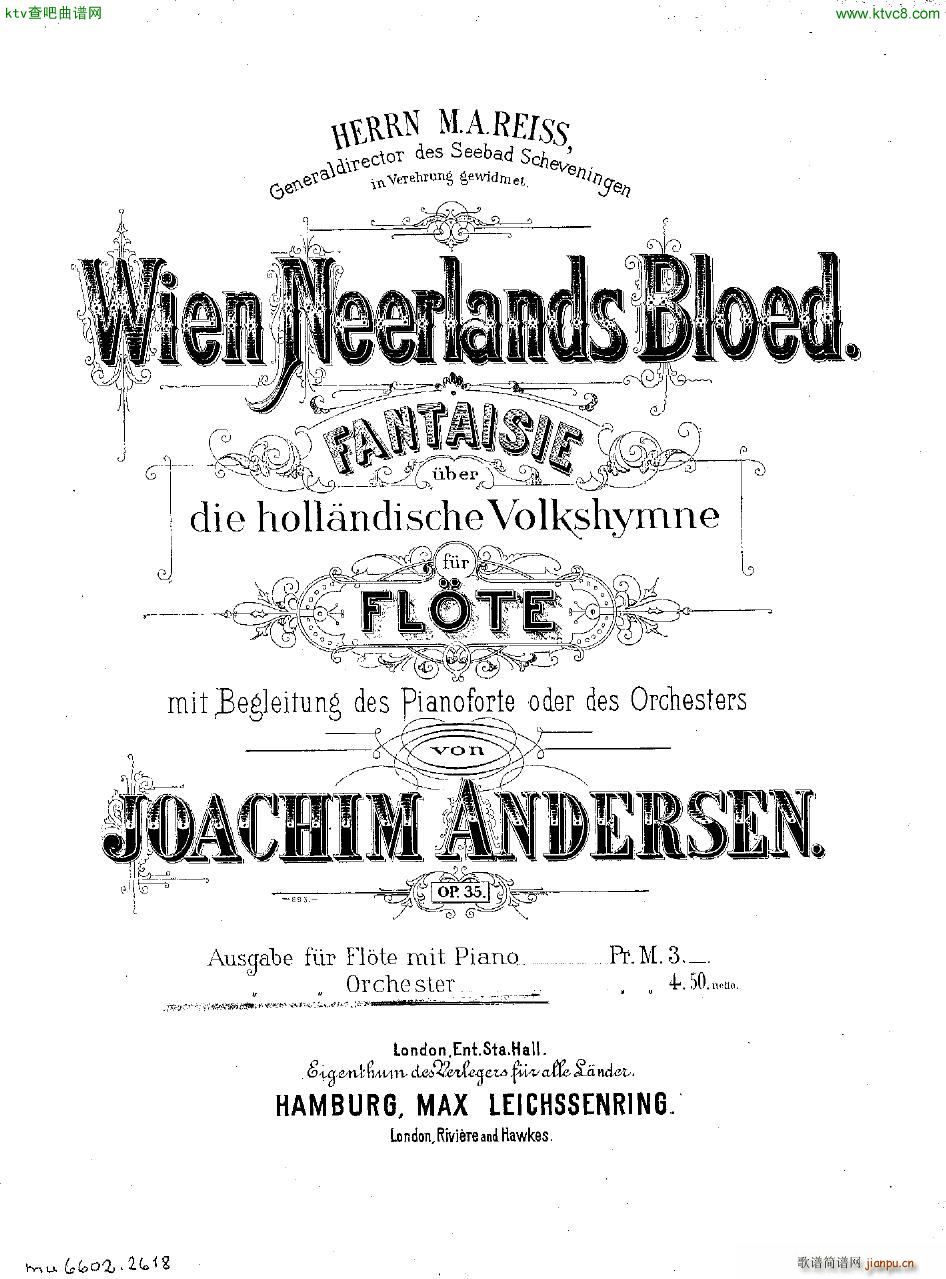 Andersen op 35 Wien Neerlands Bloed orch pts()1