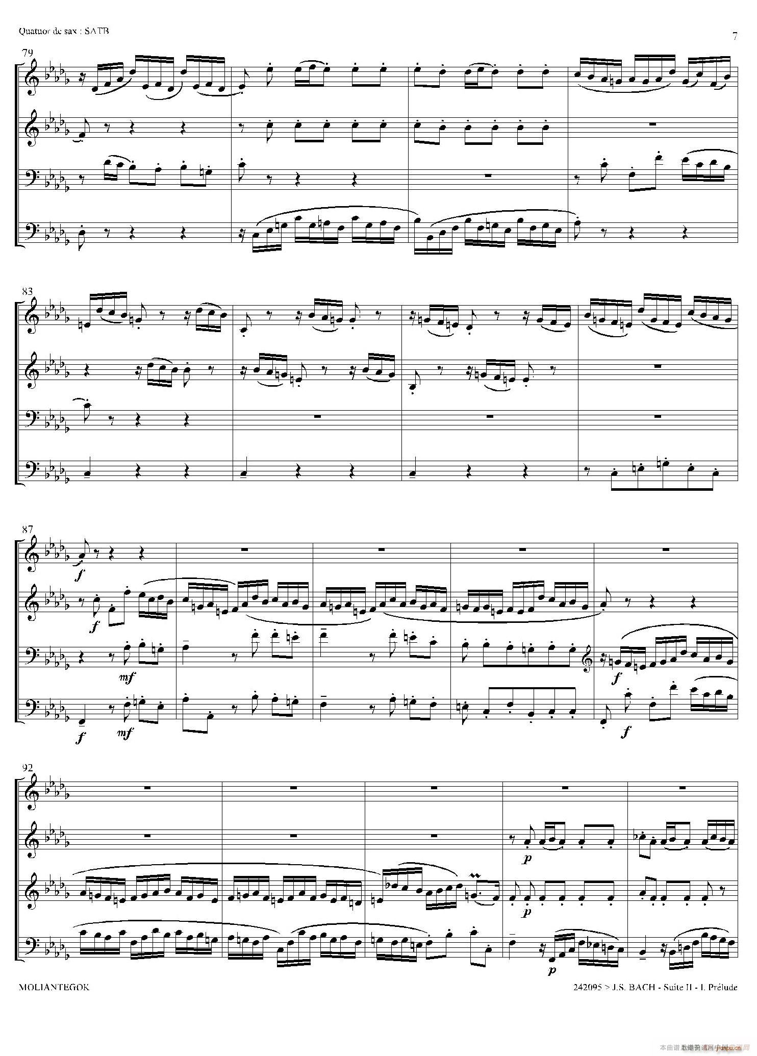 Suite anglaise No 2 BWV 807 ֮ ǰ ()6