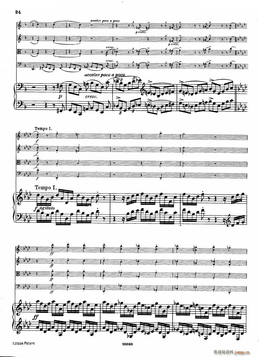 Brahms op 34 Piano Quintet f minor score һ()23