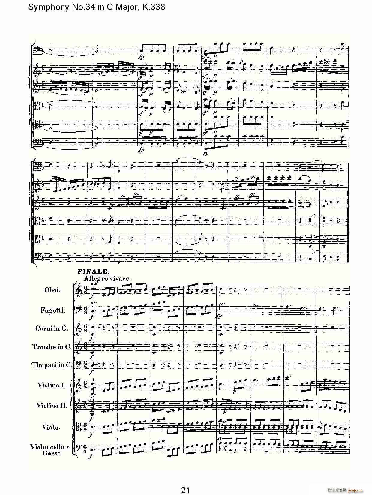 Symphony No.34 in C Major, K.338(ʮּ)21