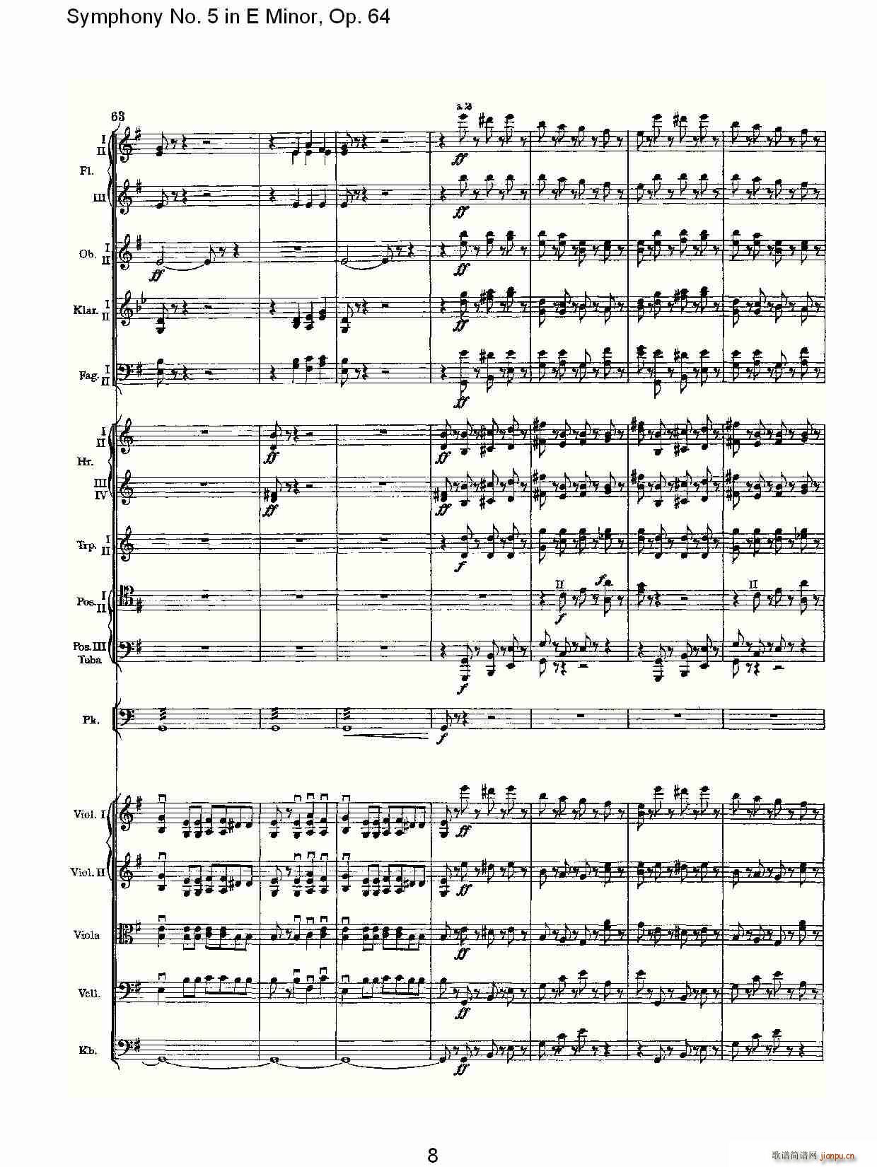 Symphony No. 5 in E Minor, Op.64(ʮּ)8