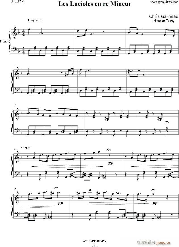 Les Lucioles en re Mineur()1