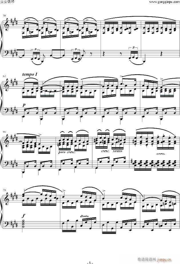 Фϰ Etude OP 10 NO 3()5