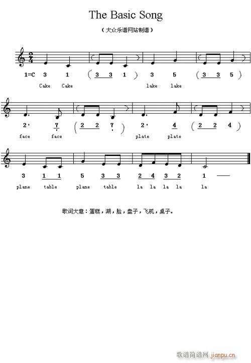 The basic song(ʮּ)1
