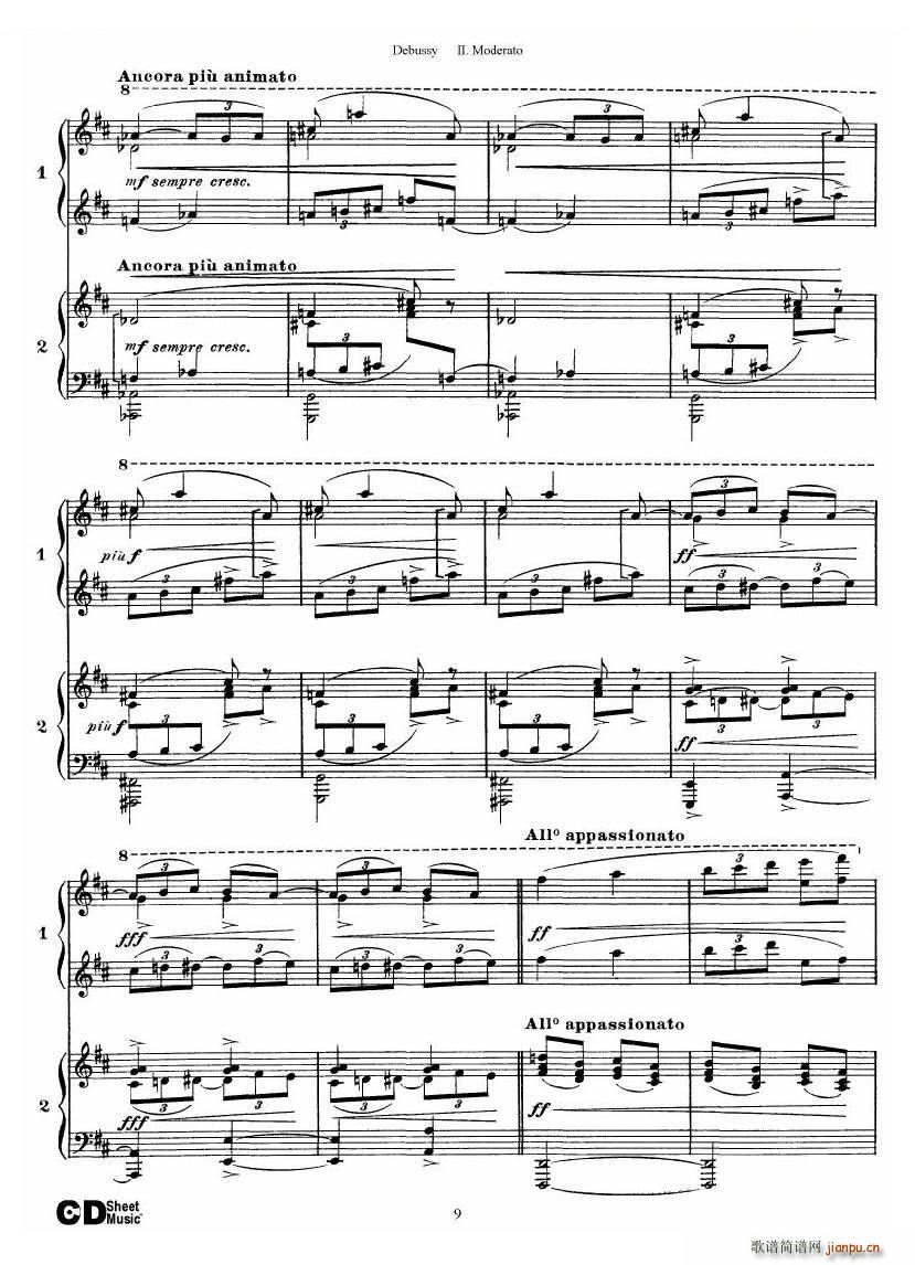 Debussy Printemps II Printemps II(ʮּ)9